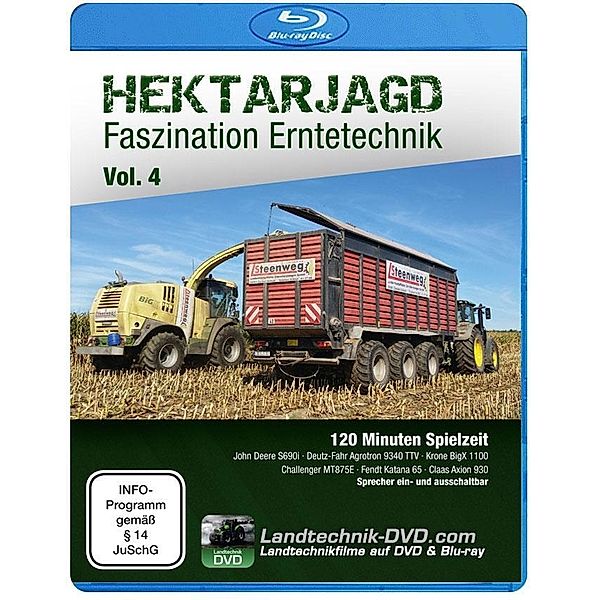 Hektarjagd - Faszination Erntetechnik, 1 Blu-ray