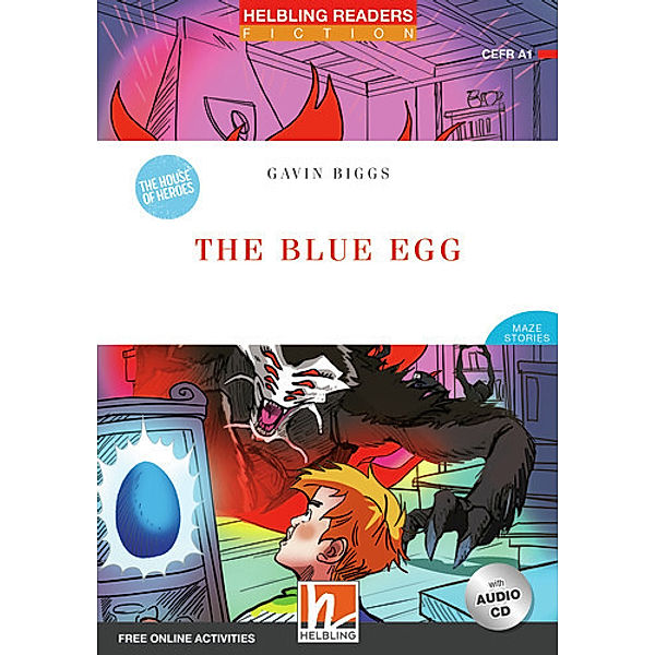 Helbling Readers Red Series, Level 1 / The Blue Egg, m. 1 Audio-CD, Gavin Biggs