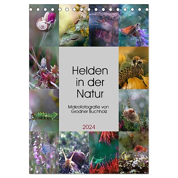 Helden in der Natur (Tischkalender 2024 DIN A5 hoch), CALVENDO Monatskalender, Joanna Grodner-Buchholz