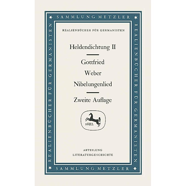 Heldendichtung II / Sammlung Metzler, Gottfried Weber
