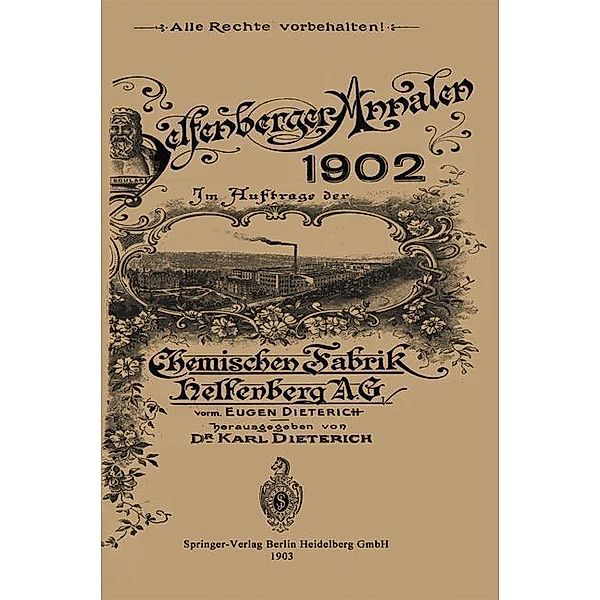 Helfenberger Annalen 1902, Karl Dieterich