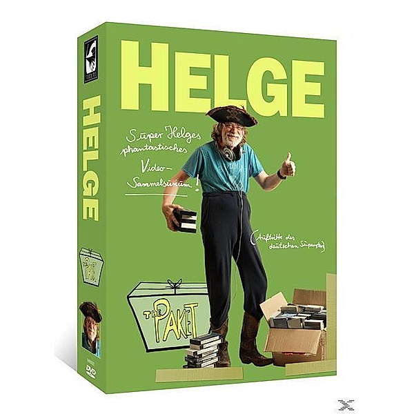Helge Schneider - The Paket: Super Helges phantastisches Video-Sammelsurium (Limitiertes Boxset inkl. 11 DVDs + 8 Postkarten + 2 Sticker), Helge Schneider