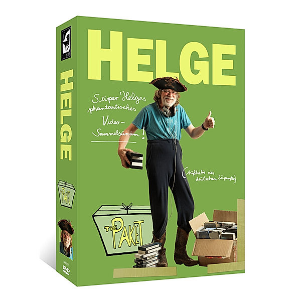 Helge Schneider - The Paket: Super Helges phantastisches Video-Sammelsurium (Limitiertes Boxset inkl. 11 DVDs + 8 Postkarten + 2 Sticker), Helge Schneider