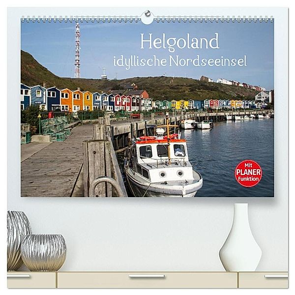 Helgoland - idyllische Nordseeinsel (hochwertiger Premium Wandkalender 2024 DIN A2 quer), Kunstdruck in Hochglanz, Andrea Potratz