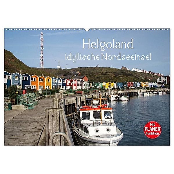 Helgoland - idyllische Nordseeinsel (Wandkalender 2024 DIN A2 quer), CALVENDO Monatskalender, Andrea Potratz