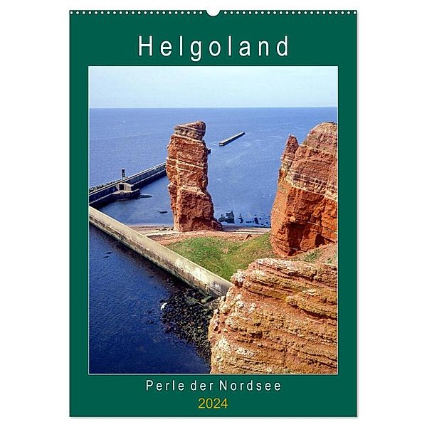 Helgoland, Perle der Nordsee (Wandkalender 2024 DIN A2 hoch), CALVENDO Monatskalender, lothar reupert