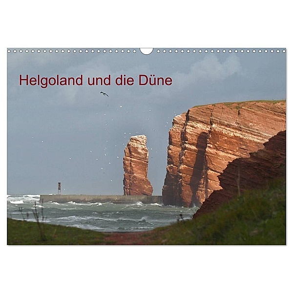 Helgoland und die Düne (Wandkalender 2024 DIN A3 quer), CALVENDO Monatskalender, El.kra-photographie