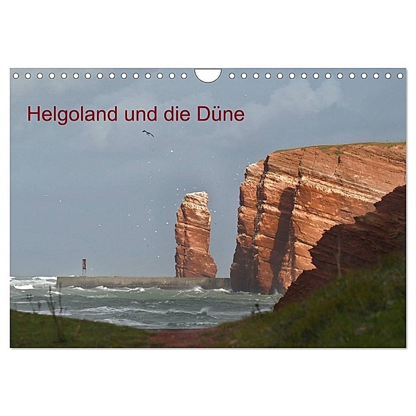 Helgoland und die Düne (Wandkalender 2024 DIN A4 quer), CALVENDO Monatskalender, El.kra-photographie