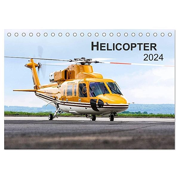 Helicopter 2024 (Tischkalender 2024 DIN A5 quer), CALVENDO Monatskalender, Jens Neubert