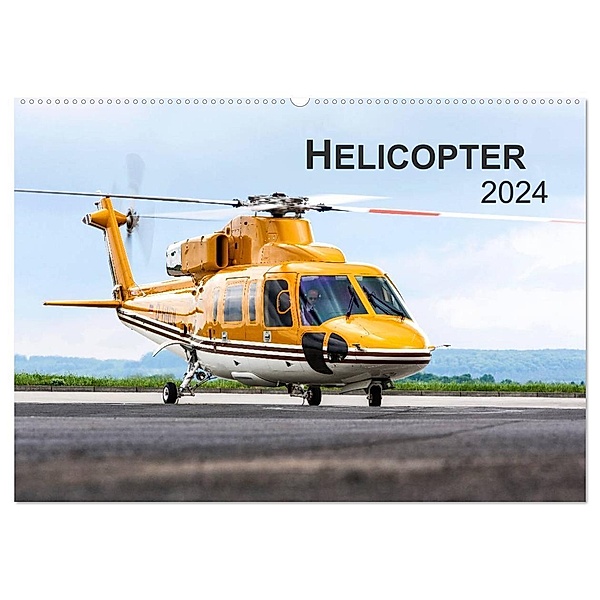 Helicopter 2024 (Wandkalender 2024 DIN A2 quer), CALVENDO Monatskalender, Jens Neubert