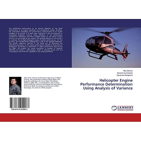 Helicopter Engine Performance Determination Using Analysis of Variance, Alex Gomes, Donizeti de Andrade, Cleverson Bringhenti