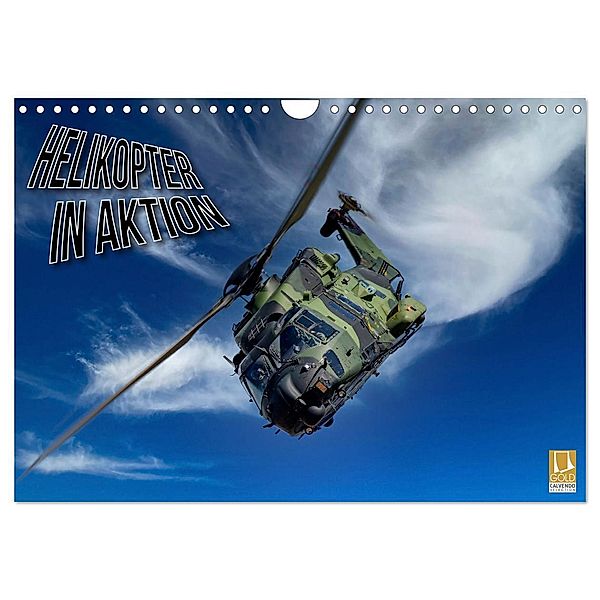 Helikopter in Aktion (Wandkalender 2024 DIN A4 quer), CALVENDO Monatskalender, Björn Engelke