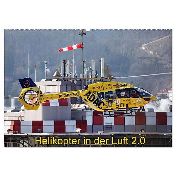 Helikopter in der Luft 2.0 (Wandkalender 2024 DIN A2 quer), CALVENDO Monatskalender, Matthias Hansen