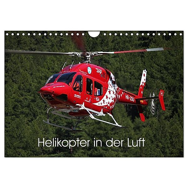 Helikopter in der Luft (Wandkalender 2024 DIN A4 quer), CALVENDO Monatskalender, Matthias Hansen