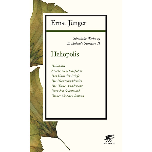 Heliopolis, Ernst Jünger
