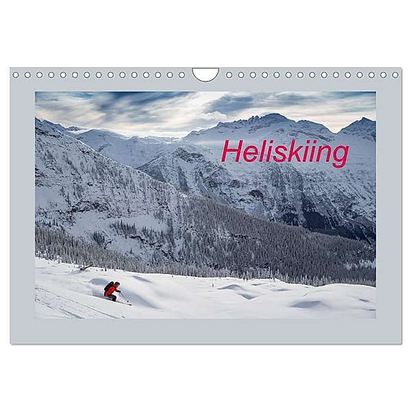 Heliskiing (Wandkalender 2024 DIN A4 quer), CALVENDO Monatskalender, www.franzfaltermaier.com