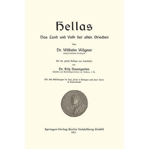 Hellas Das Land und Volk der alten Griechen, Jakob Nover, Wilhelm Wägner