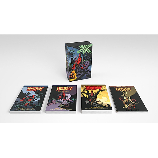 Hellboy Omnibus Boxed Set, m. 4 Buch, Mike Mignola, John Byrne