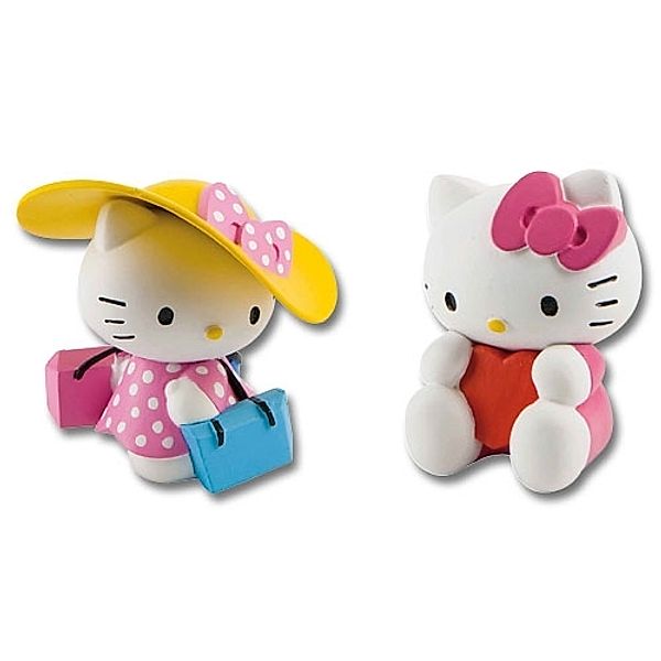 Hello Kitty - Spielfiguren Shopping Girl und Valentine, 2er-Set