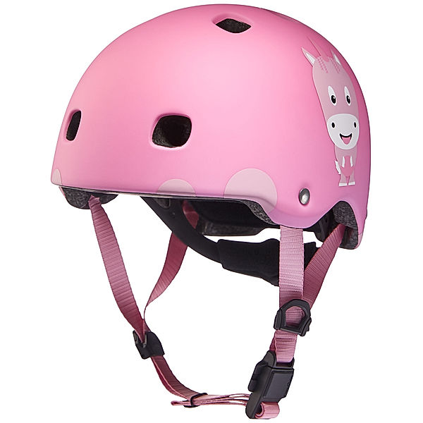 Affenzahn Helm EINHORN in rosa