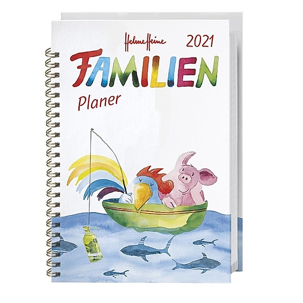 Helme Heine Familienplaner Buch A5 2021, Helme Heine