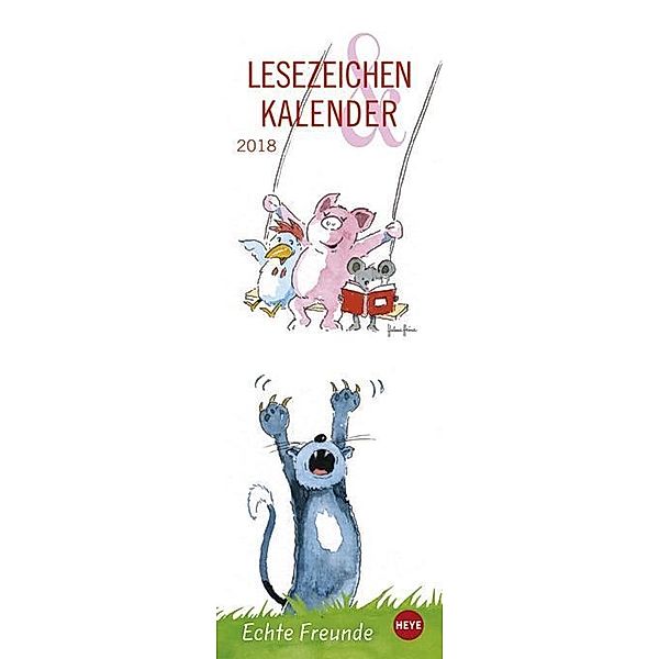 Helme Heine Lesezeichen & Kalender 2018, Helme Heine