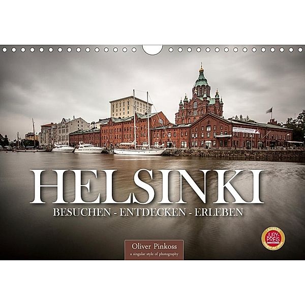 Helsinki / Besuchen - Entdecken - Erleben (Wandkalender 2020 DIN A4 quer), Oliver Pinkoss