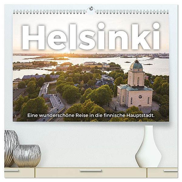 Helsinki - Eine wunderschöne Reise in die finnische Hauptstadt. (hochwertiger Premium Wandkalender 2025 DIN A2 quer), Kunstdruck in Hochglanz, Calvendo, M. Scott