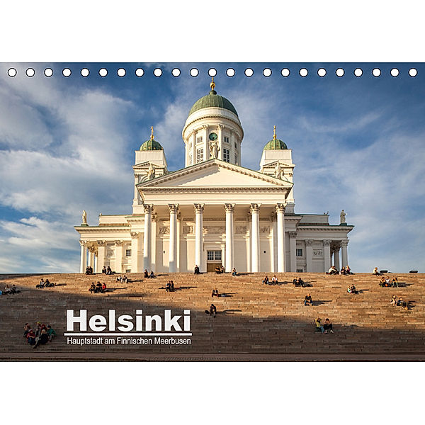 Helsinki - Hauptstadt am Finnischen Meerbusen (Tischkalender 2019 DIN A5 quer), Norman Preißler