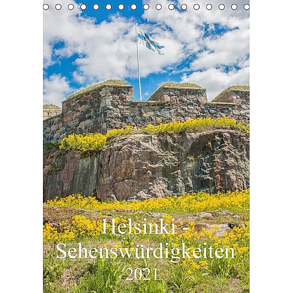 Helsinki - Sehenswürdigkeiten (Tischkalender 2021 DIN A5 hoch), pixs:sell