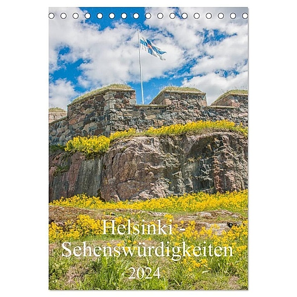 Helsinki - Sehenswürdigkeiten (Tischkalender 2024 DIN A5 hoch), CALVENDO Monatskalender, pixs:sell