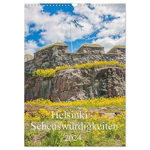 Helsinki - Sehenswürdigkeiten (Wandkalender 2024 DIN A3 hoch), CALVENDO Monatskalender, pixs:sell