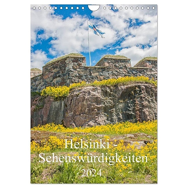 Helsinki - Sehenswürdigkeiten (Wandkalender 2024 DIN A4 hoch), CALVENDO Monatskalender, pixs:sell