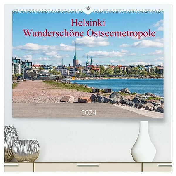 Helsinki - Wunderschöne Ostseemetropole (hochwertiger Premium Wandkalender 2024 DIN A2 quer), Kunstdruck in Hochglanz, pixs:sell
