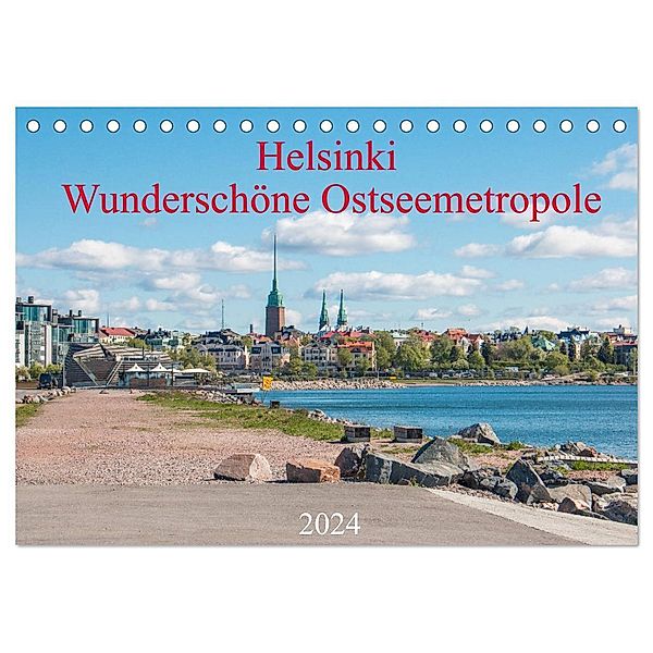 Helsinki - Wunderschöne Ostseemetropole (Tischkalender 2024 DIN A5 quer), CALVENDO Monatskalender, pixs:sell