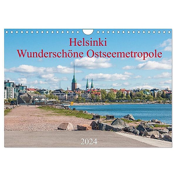 Helsinki - Wunderschöne Ostseemetropole (Wandkalender 2024 DIN A4 quer), CALVENDO Monatskalender, pixs:sell