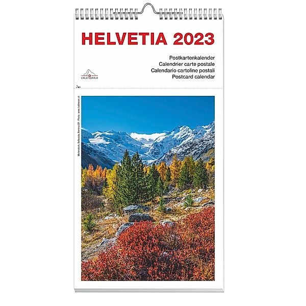 Helvetia Postkartenkalender 2023