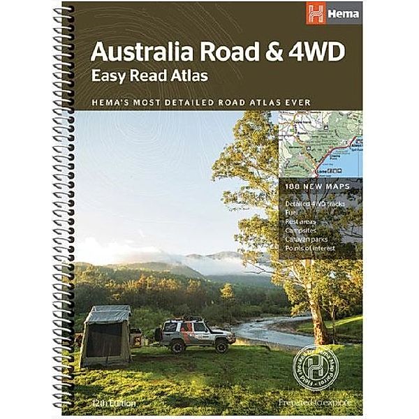 HEMA Autoatlas / Autoatlas Australia Easy Read & 4WD