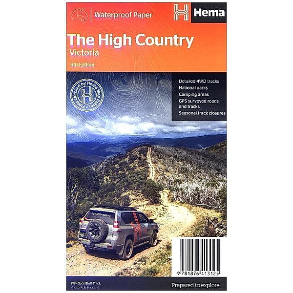 HEMA Maps / Strassenkarte The High Country Victoria