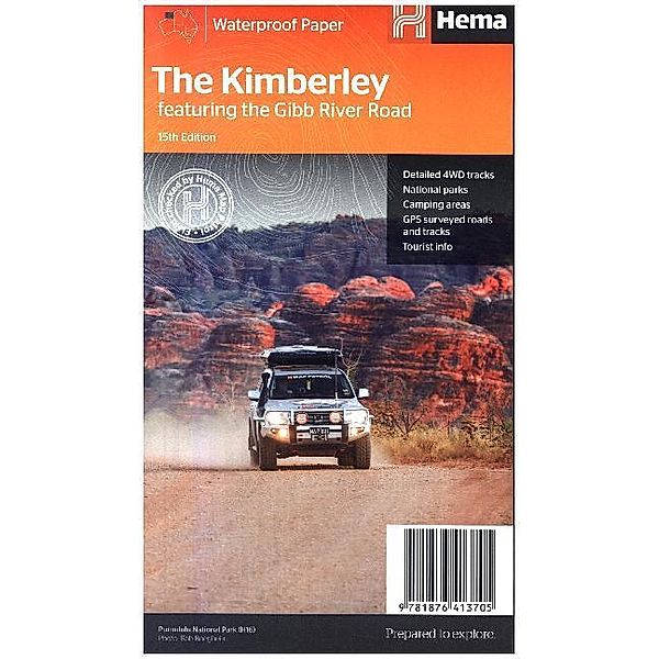 Hema Maps The Kimberley featuring the Gibb River Road