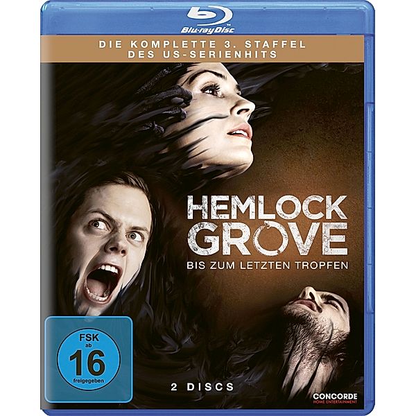 Hemlock Grove - Bis zum letzten Tropfen, Staffel 3 - 2 Disc Bluray, Bill Skarsgård, Famke Janssen