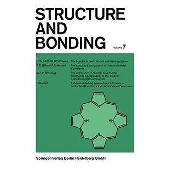 Hemmerich, P: Structure and Bonding, P. Hemmerich, C. K. Jørgensen, J. B. Neilands, Ronald S. Nyholm, D. Reinen, R. J. P. Williams