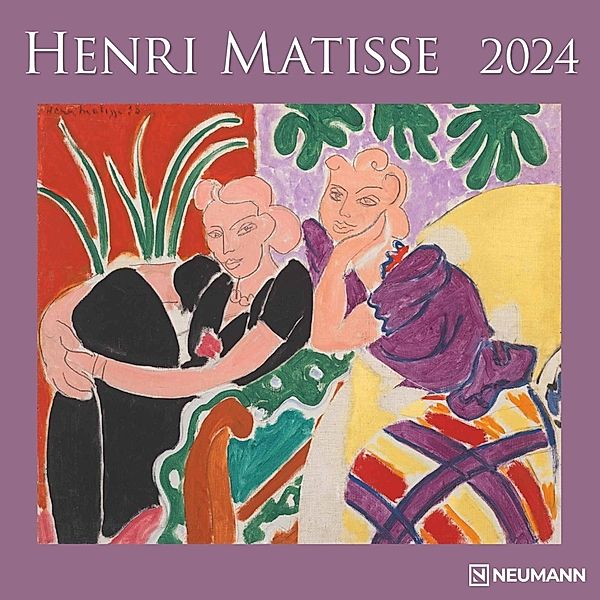 Henri Matisse 2024 - Wand-Kalender - Broschüren-Kalender - 30x30 - 30x60 geöffnet - Kunst-Kalender