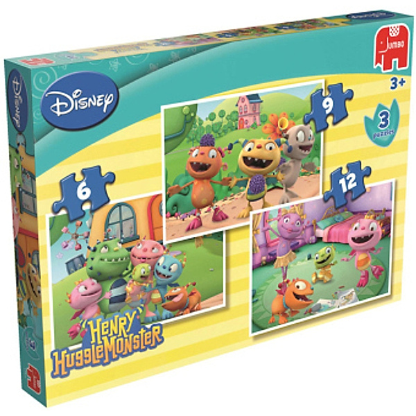 Henry Huggle Monster 3 in 1 (Kinderpuzzle)