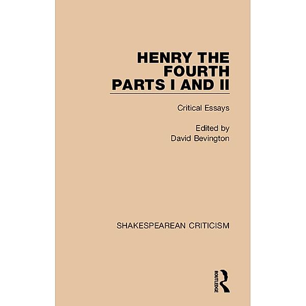 Henry IV, Parts I and II