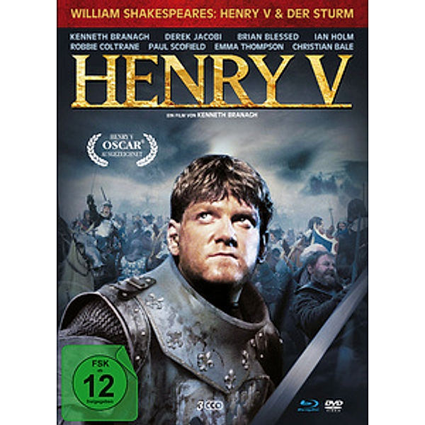 Henry V. & Der Sturm, Kenneth Branagh, Ian Holm, Emma Thompson, Ba