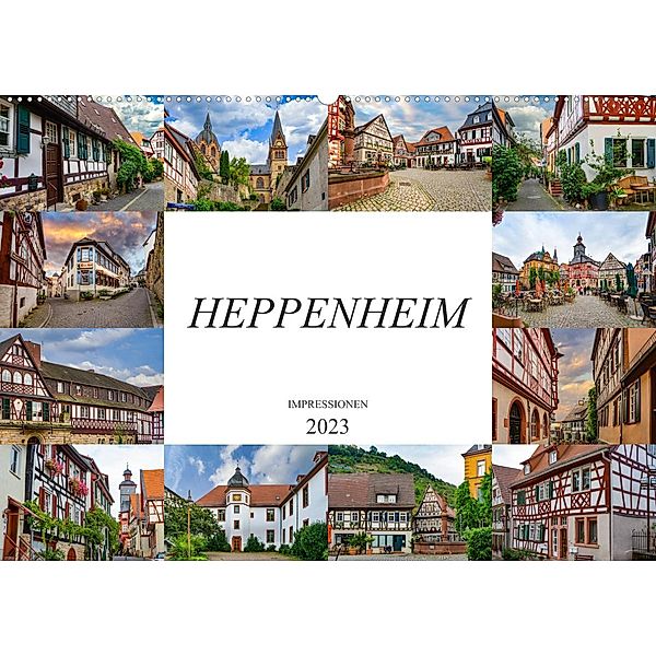 Heppenheim Impressionen (Wandkalender 2023 DIN A2 quer), Dirk Meutzner