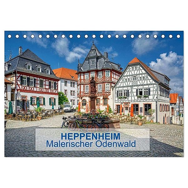 Heppenheim - Malerischer Odenwald (Tischkalender 2024 DIN A5 quer), CALVENDO Monatskalender, Thomas Bartruff