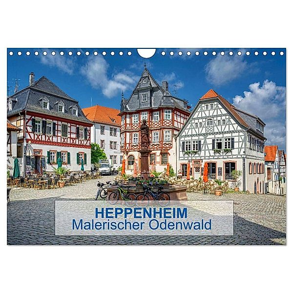 Heppenheim - Malerischer Odenwald (Wandkalender 2024 DIN A4 quer), CALVENDO Monatskalender, Thomas Bartruff