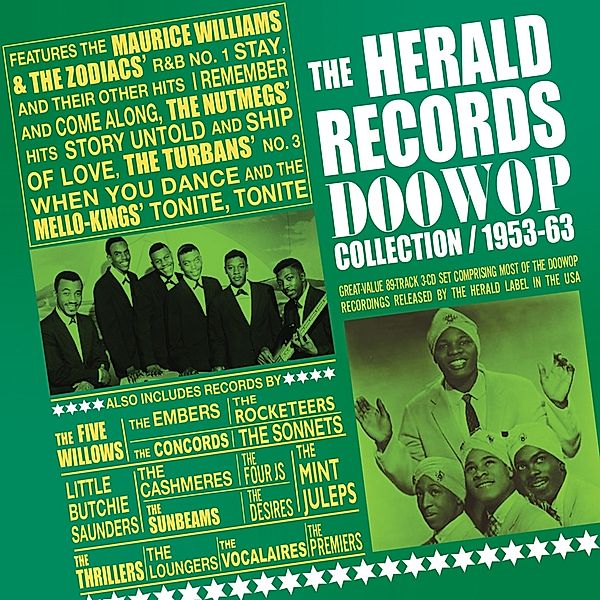 Herald Records Doowop Collection 1953-63, Diverse Interpreten